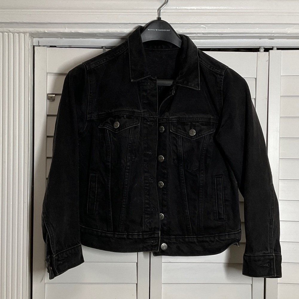 Old Navy Black Jean Jacket